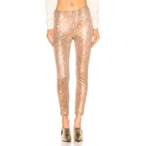 Mother Gold Slither The‎ High Waisted Seamless Looker Ankle Pants Size 28